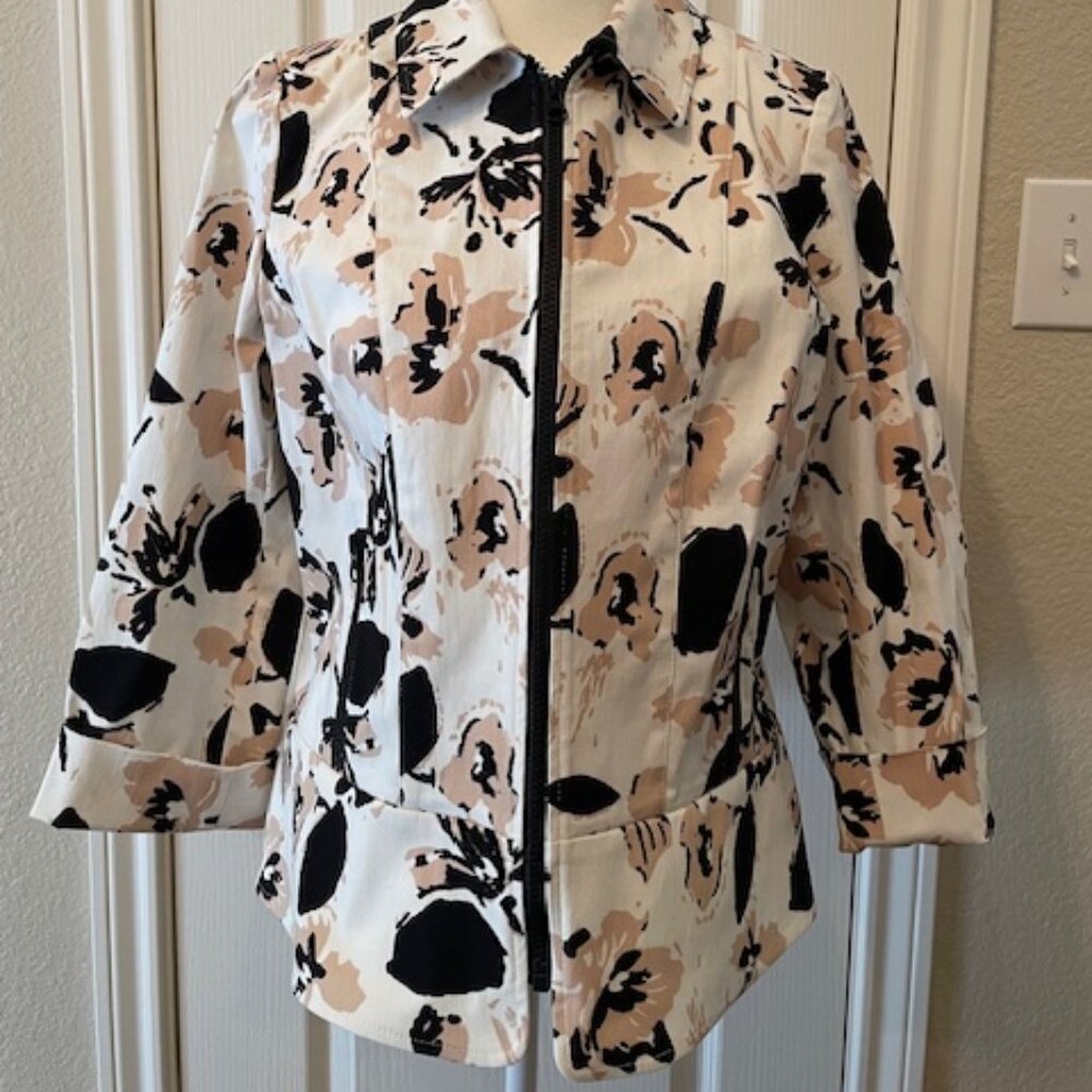 Tonal Print Jacket